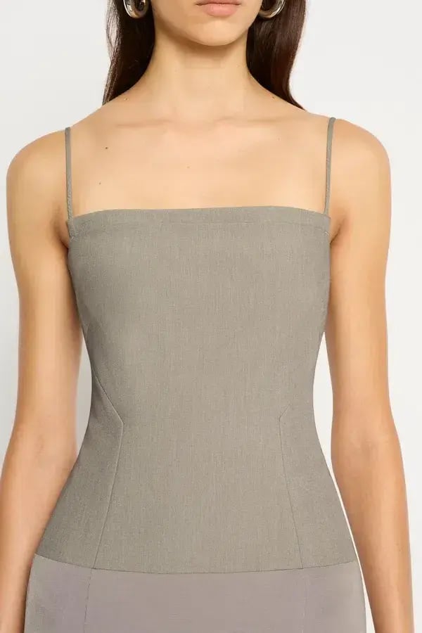 Sass & Bide On Your Mind Maxi Dress Soft Taupe Size 8 photo 4