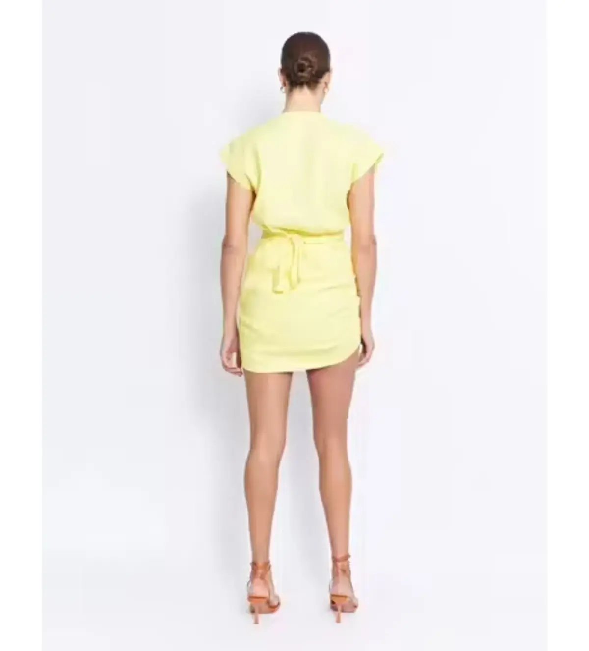 Pfeiffer Apollo Mini Dress Yellow Size 8 photo 2