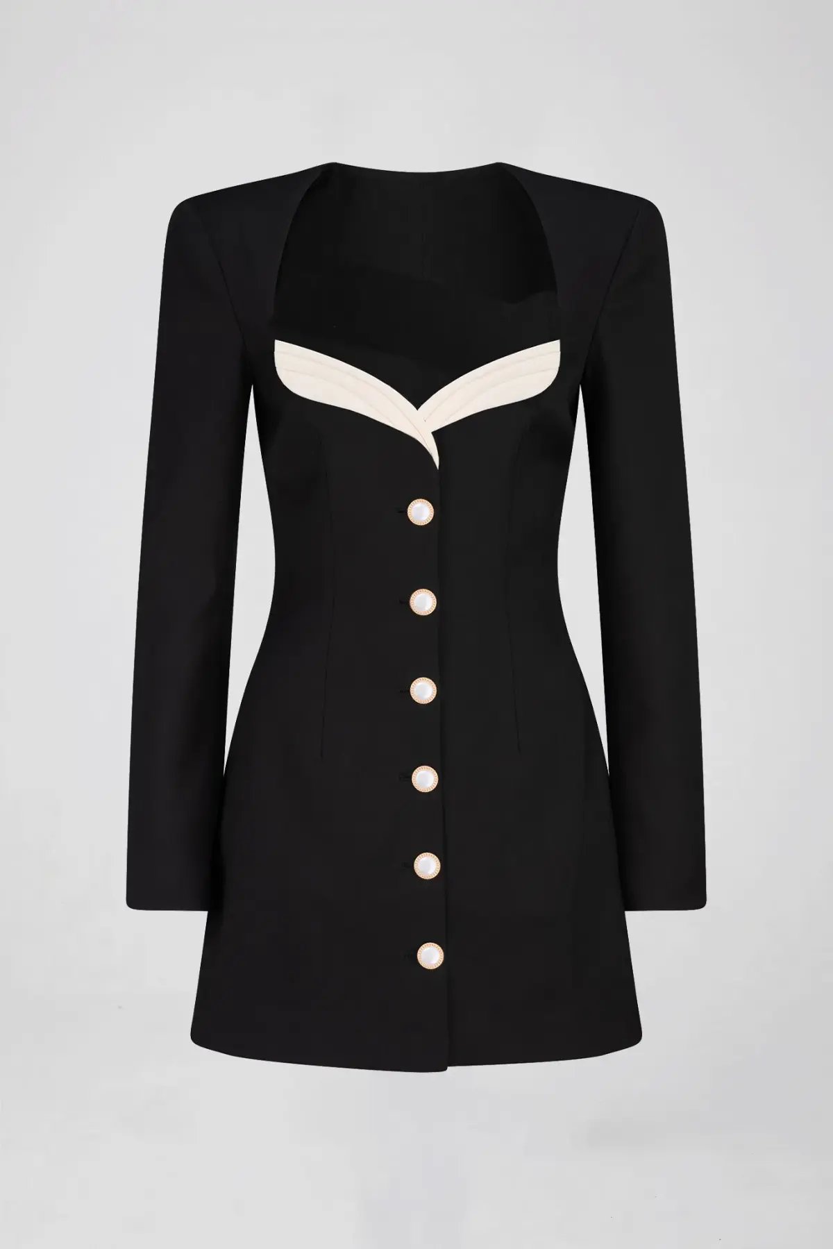 Atoir Mary Jane Mini Dress Black Black/Ivory Size M / AU 10 photo 2