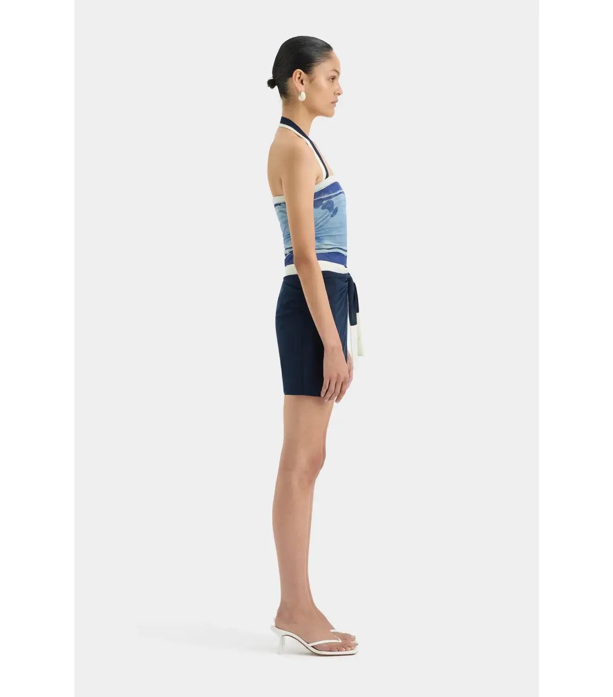 Sir the Label The Breeze Mini Dress Shoreline Stripe Size 2 / AU 10 photo 2