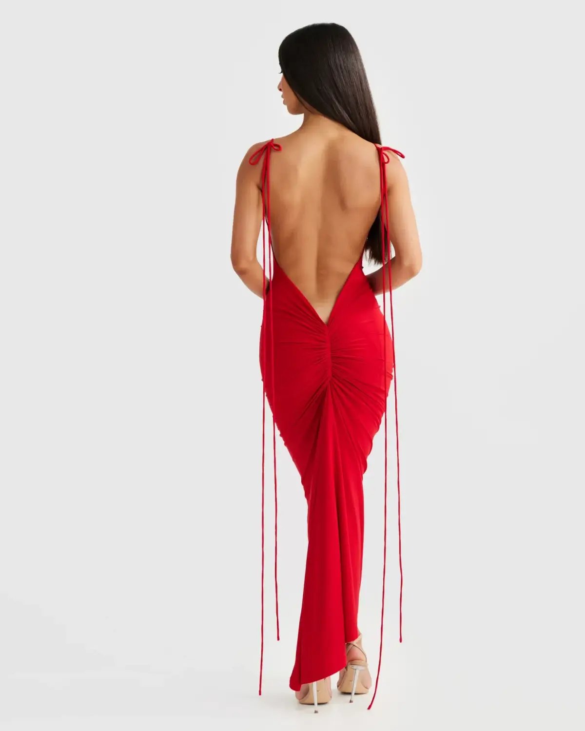 Melani the Label Azari Midi Dress Red Size XS / AU 6 photo 2