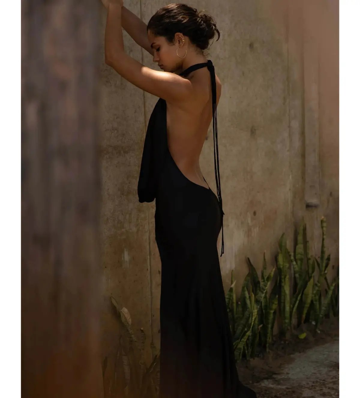 Rat & Boa Donyale Maxi Dress Black Size AU 6 photo 3
