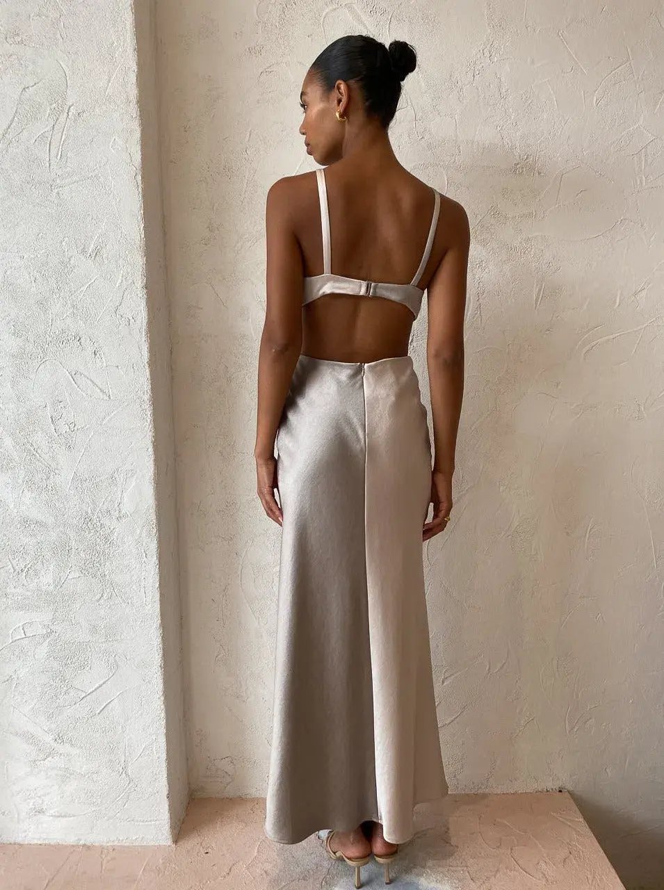 BEC & BRIDGE STONE MULTI FELIX V NECK MAXI DRESS - SIZE 10 AU/6 US(RRP $300 photo 6