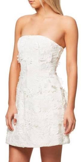 Kookai Fleur Mini Dress White Size 12 photo 5