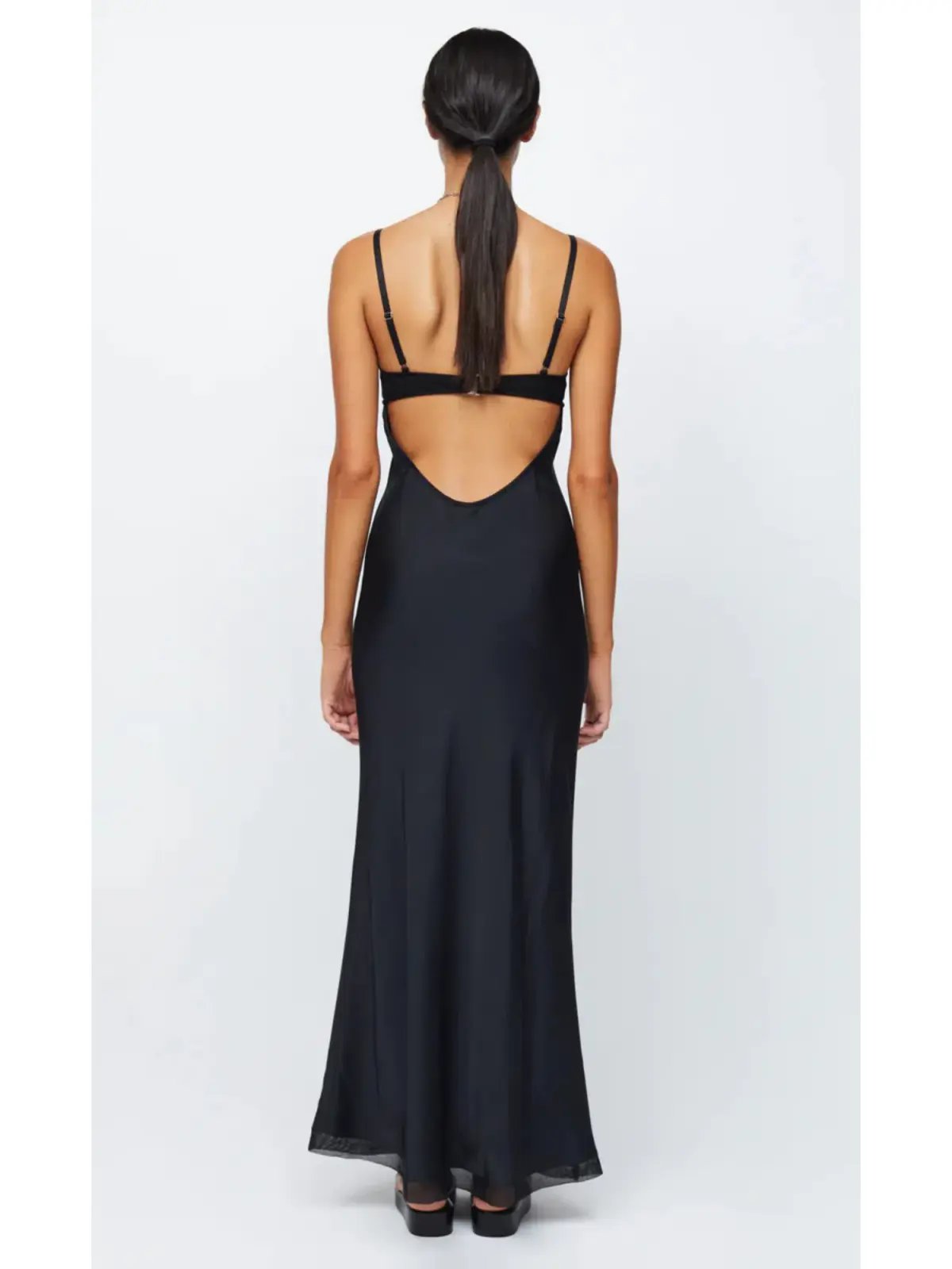 Bec & Bridge Joelle Maxi Dress Black Size AU 6 photo 4