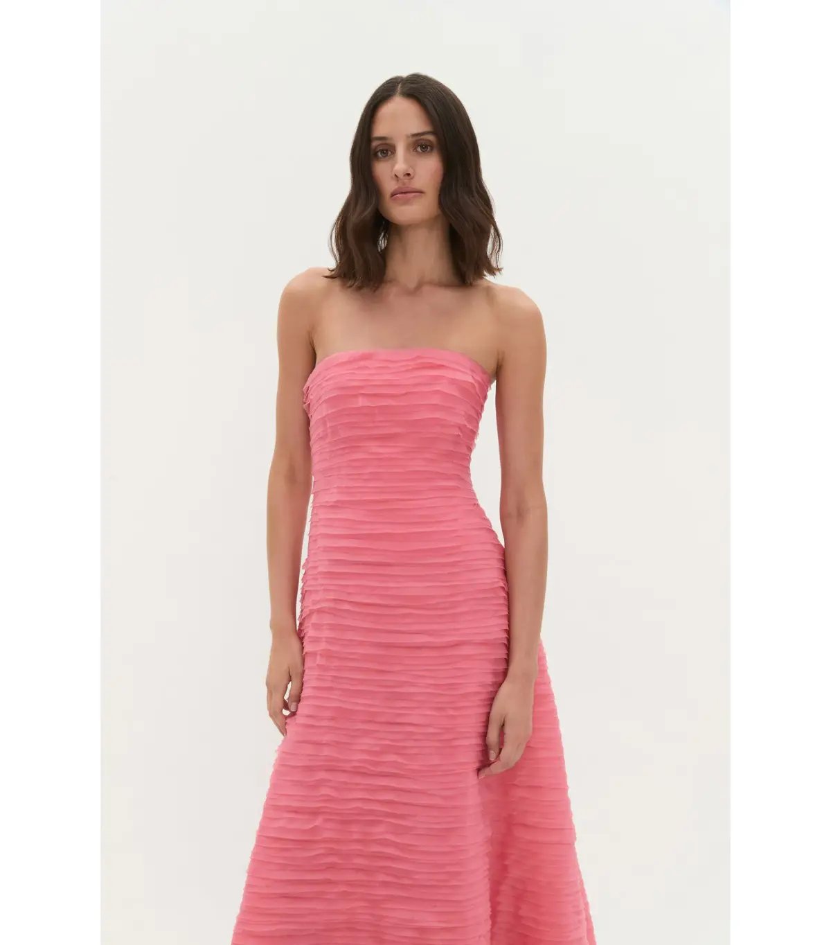 Aje Soundscape Maxi Dress in Guava Pink Size AU 6 photo 2