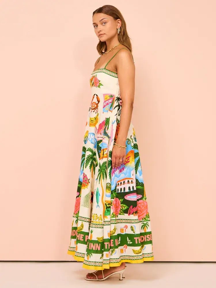 Alemais Paradiso Sundress in Multi Size AU 8 photo 5
