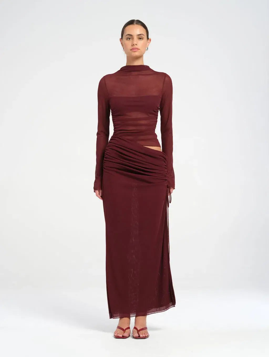 Benni Mable Maxi Dress Plum Size 10 photo 5
