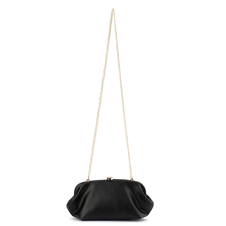 Olga Berg Josefina Framed Clutch - Black photo 3