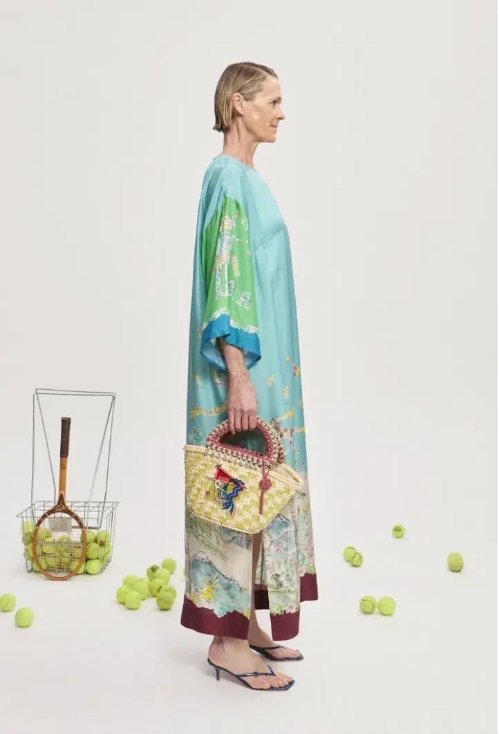 Alemais Daria Silk Midi Dress  Multi Size 16 photo 3