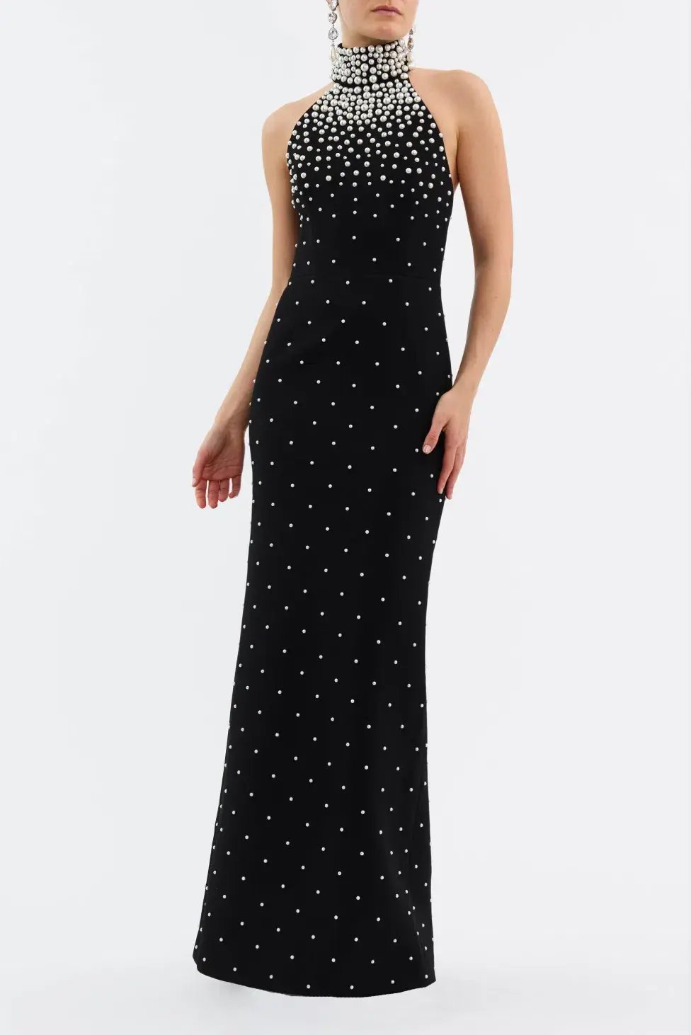Rebecca Vallance Alivia Gown Maxi Dress in Black Size AU 10 photo 6