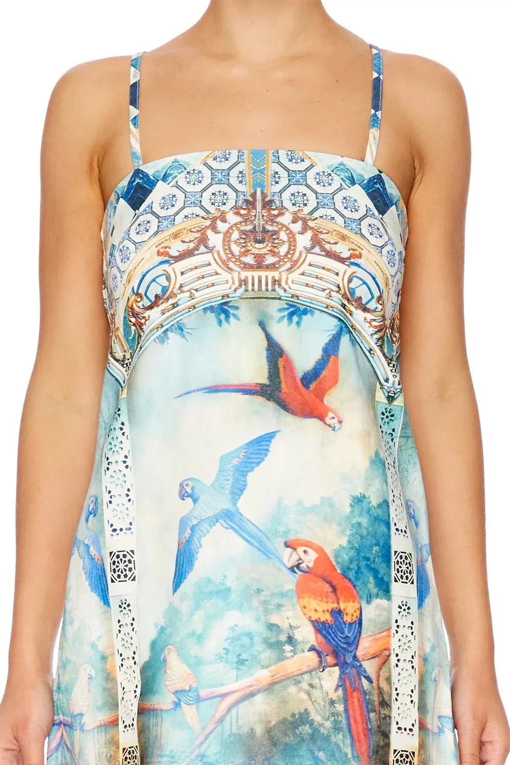 Camilla Lovers Dream Leather Mini Dress Multi Size L / Au 14 photo 2
