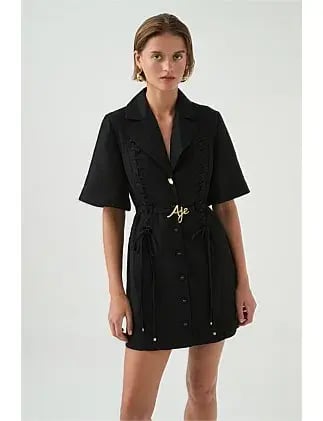AJE Ana Mini Dress Black Size 8/S photo 15