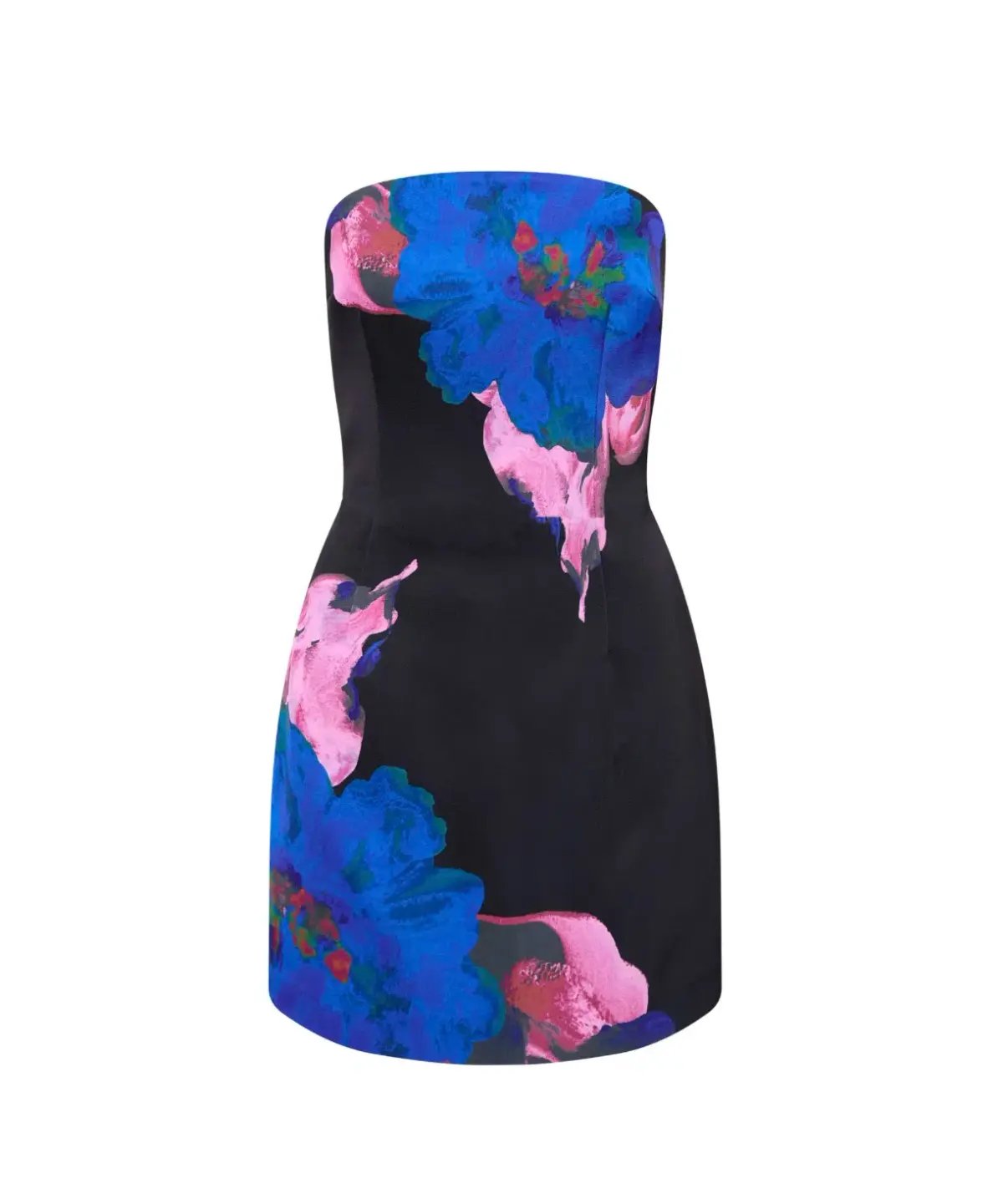 Rebecca Vallance Acid Bloom Strapless Mini Dress Floral Size 8 photo 8