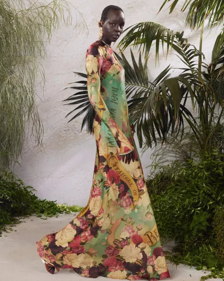 Zimmermann Wonderland Bias Slip Maxi Dress Peony Garden Floral Size 1 / AU 10 photo 5