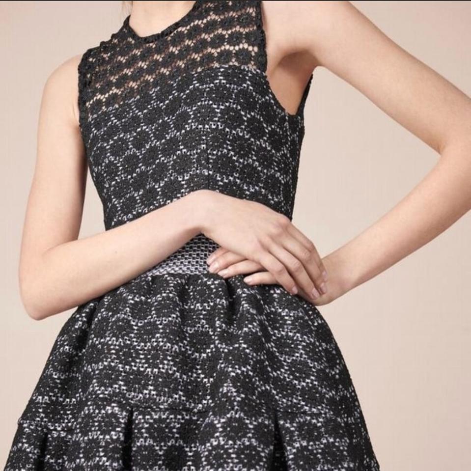 Maje Black Lace Ring Dress photo 3