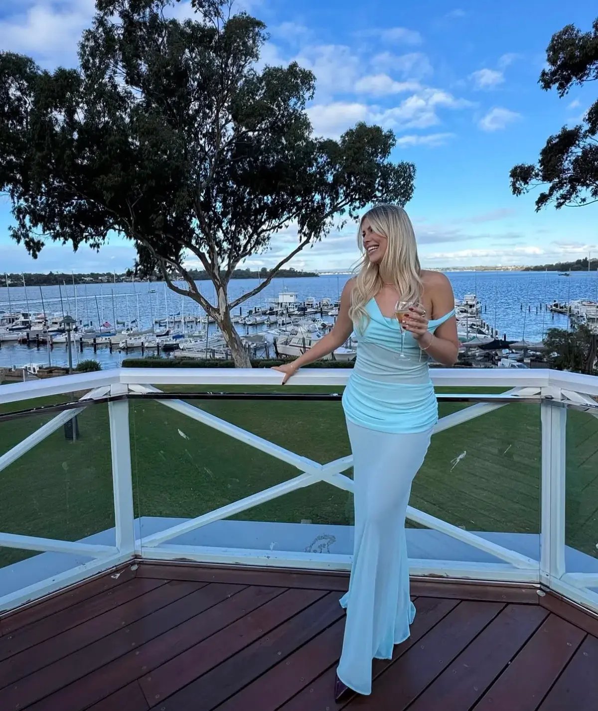 Natalie Rolt Cadence Gown in Blue Size 2/ AU 10 photo 3