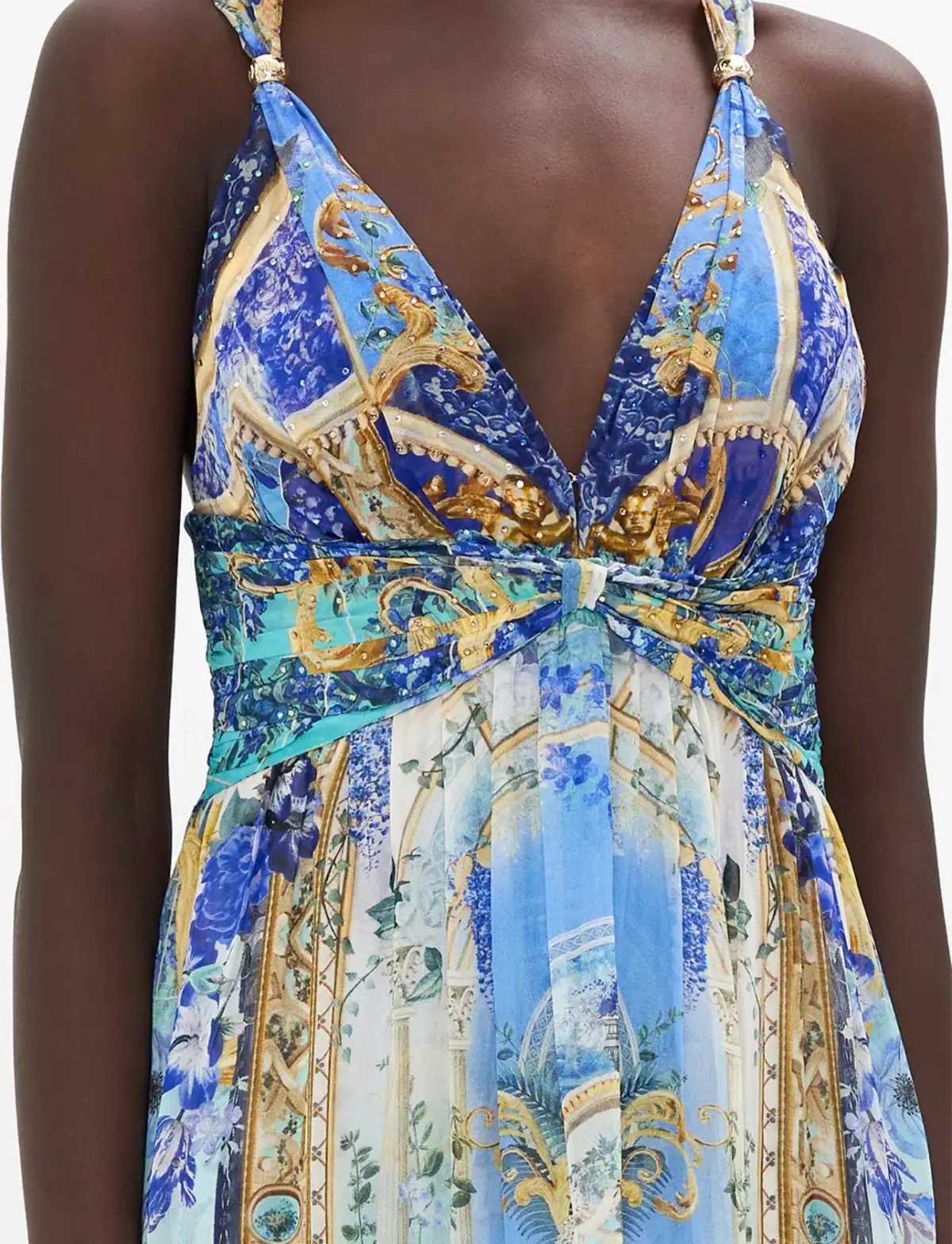 Camilla Views of Vesuvius Dress Blue Size 8 photo 3