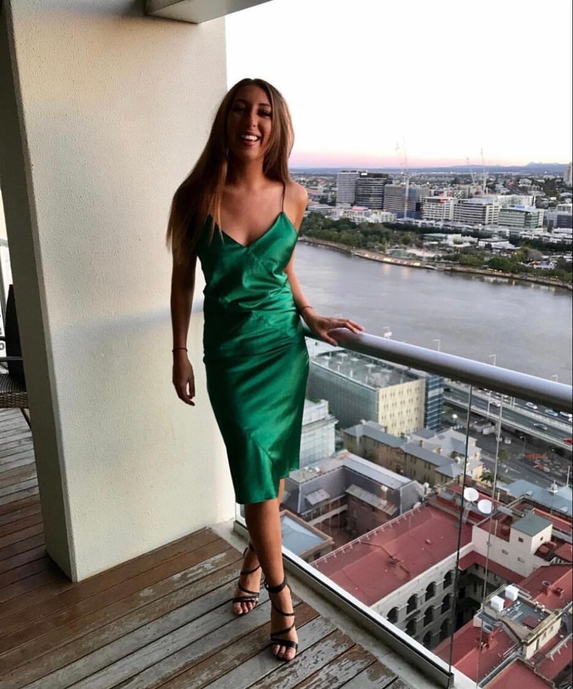 Maurie and Eve- Sunrise Dress EMERALD photo 3