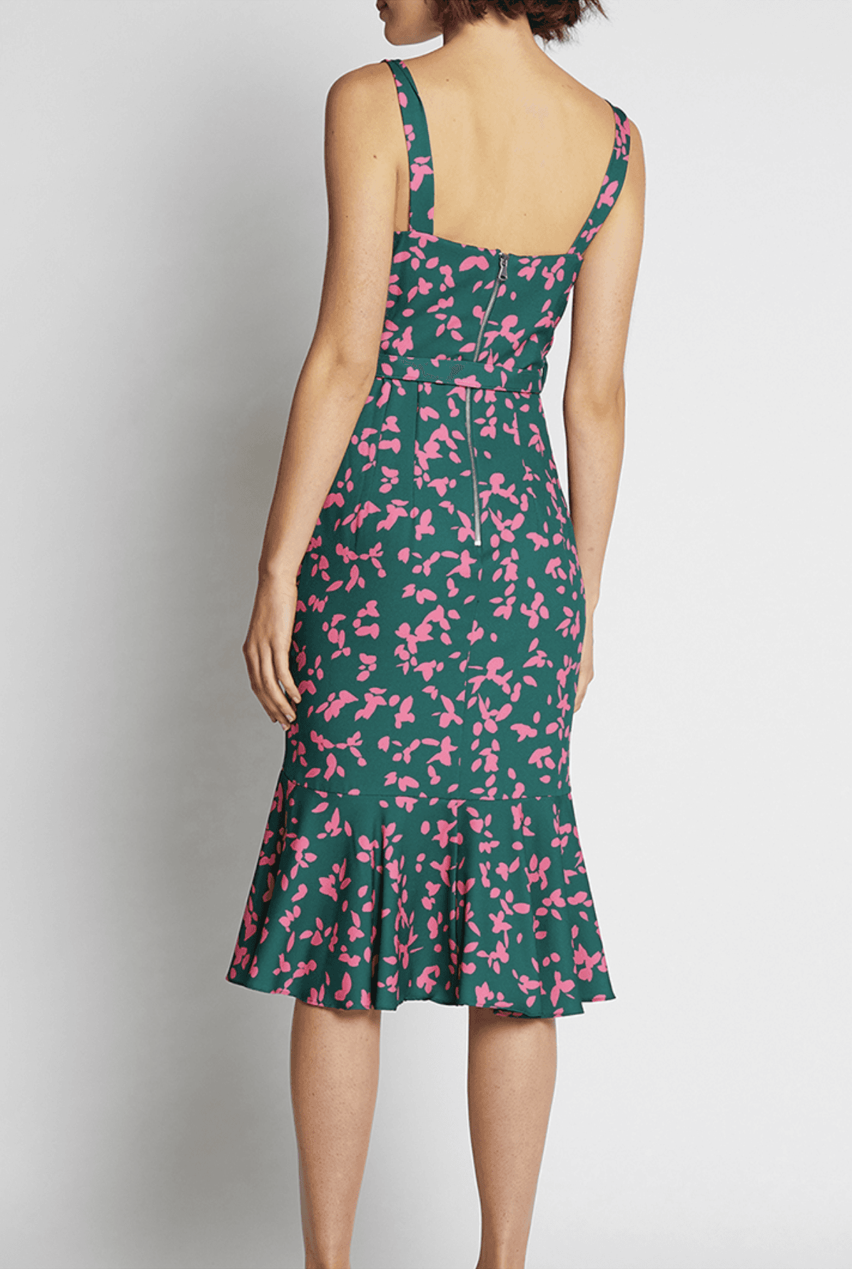 By Johnny Petal Punch Belted Sundress Print Size 6 photo 2