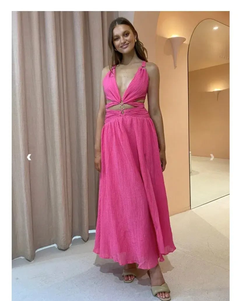 Issy Hoops Dress in Blossom Pink Size AU 6 photo 3