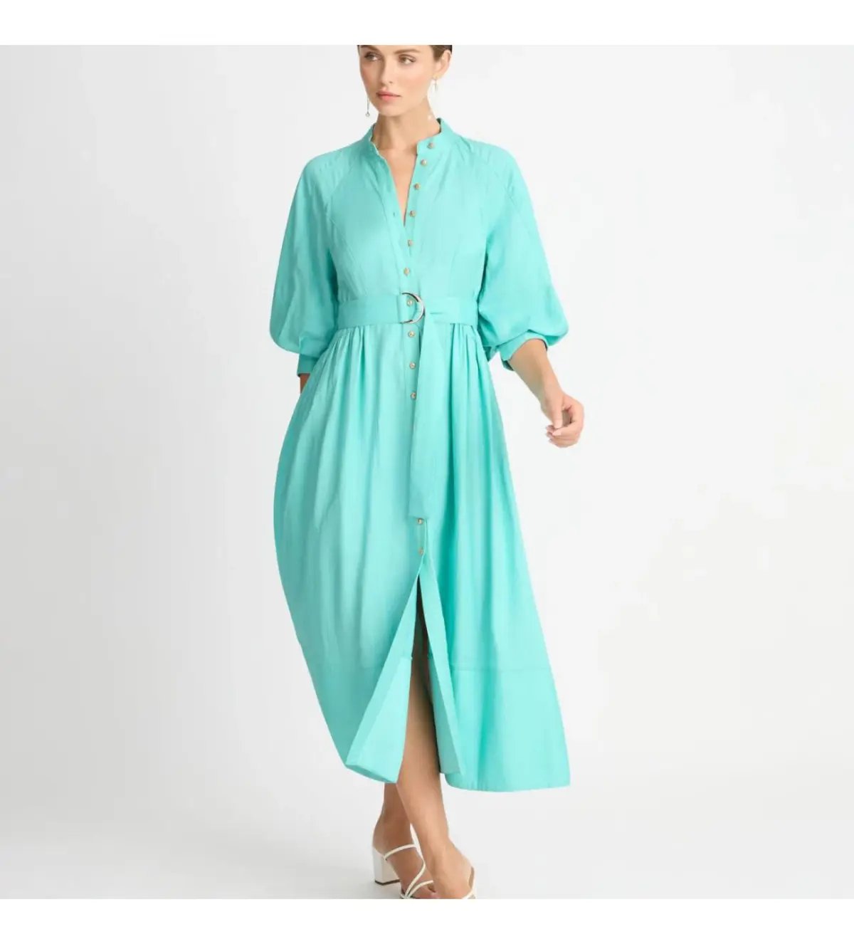 Sheike Piper Dress in Green Size 14 photo 3
