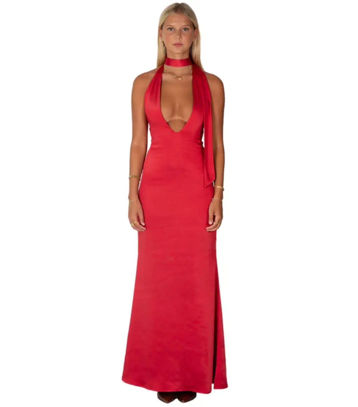I AM DELILAH Margot Maxi Dress in Cherry Size S / AU 8 photo 2