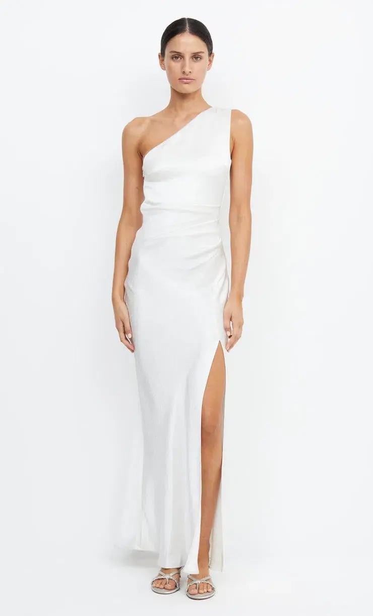 Bec & Bridge The Dreamer Asym Dress Ivory Size 10 photo 2