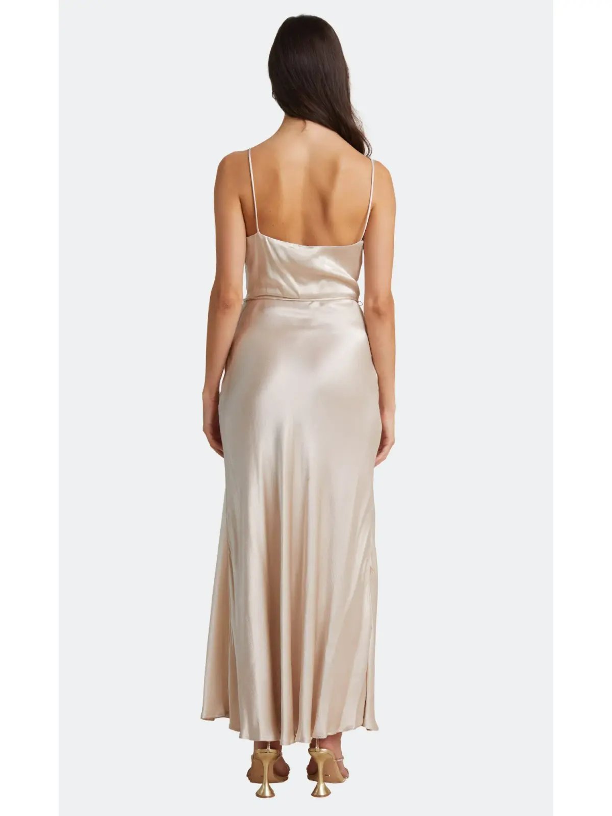 Bec & Bridge Moon Dance Midi Dress Sand Size AU 6 photo 3