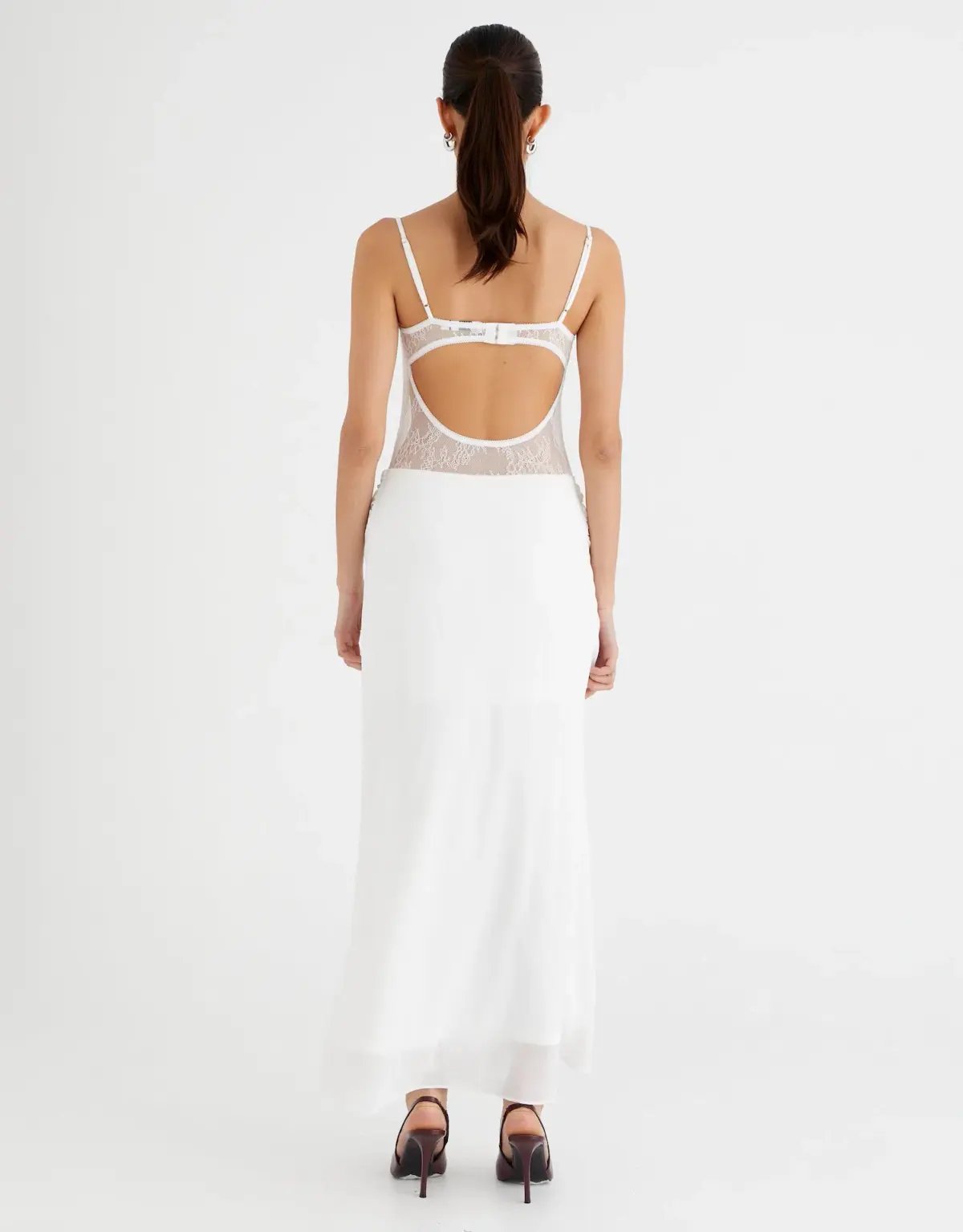BENNI Gabriel Maxi Dress White Size S / AU 8 photo 2