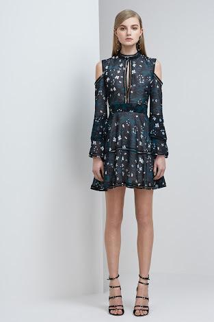 Keepsake Night Dance LS mini dress size 8 photo 2