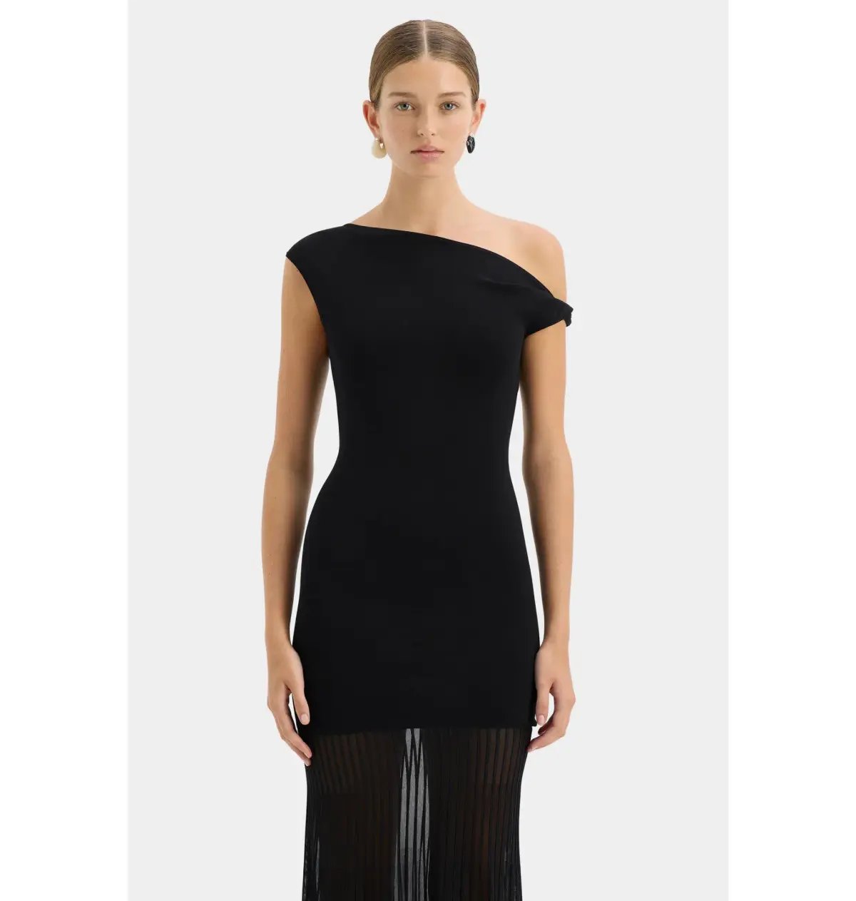 Sir The Label Indigo Twist Maxi Dress Black Size 1 / AU 8 photo 3