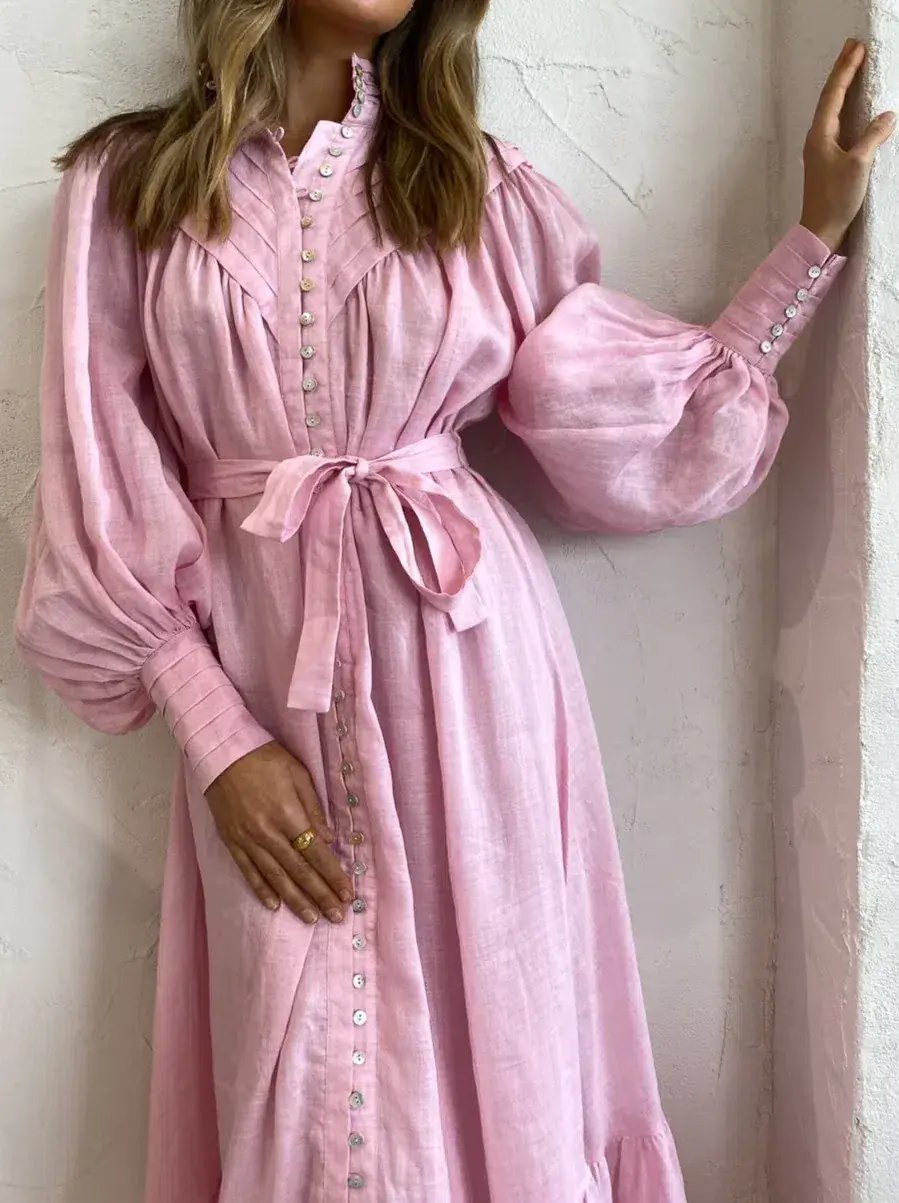 Alemais - Halycon Dress Pink - Size 6 photo 2