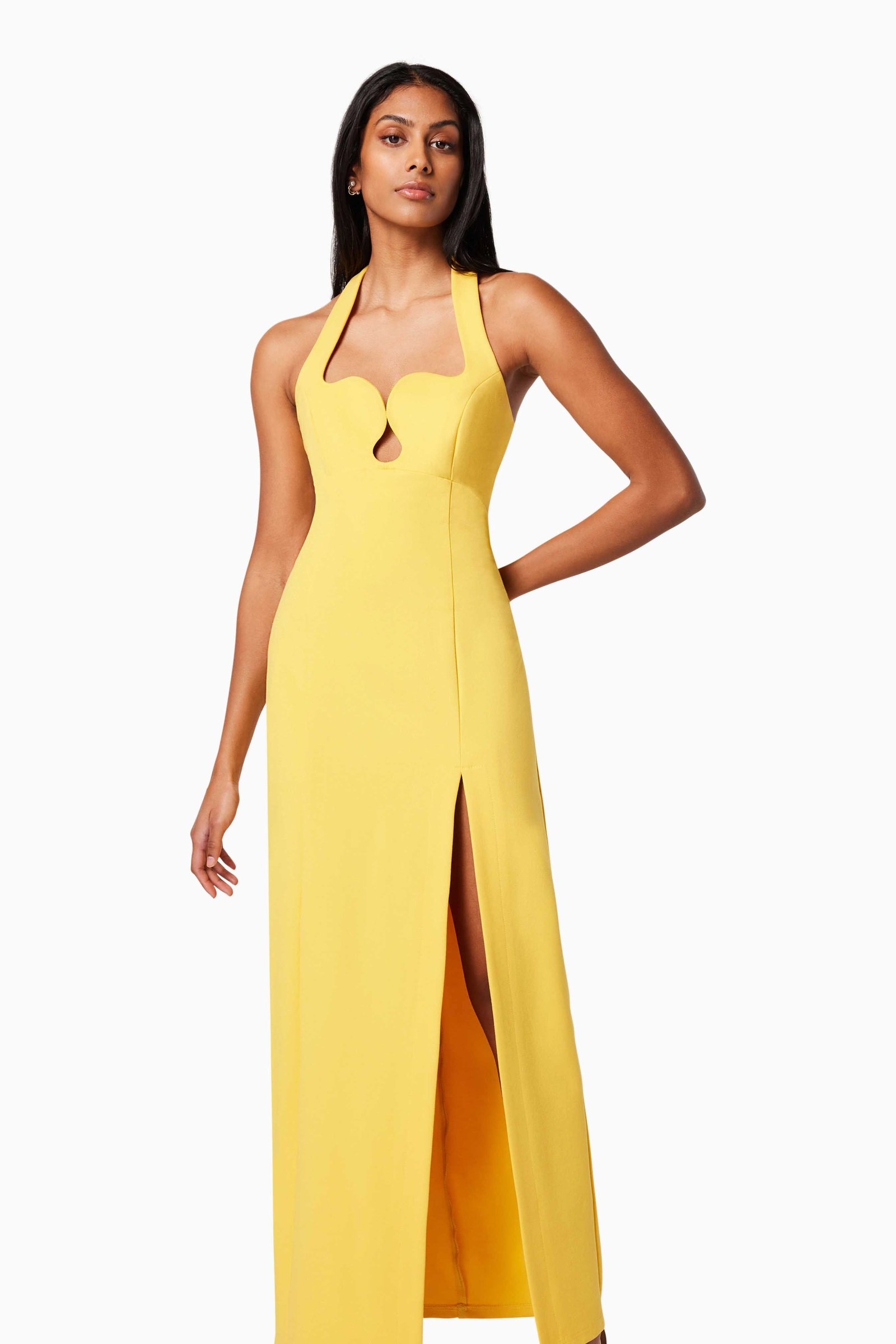 ELLIATT TUNING DRESS - YELLOW photo 3