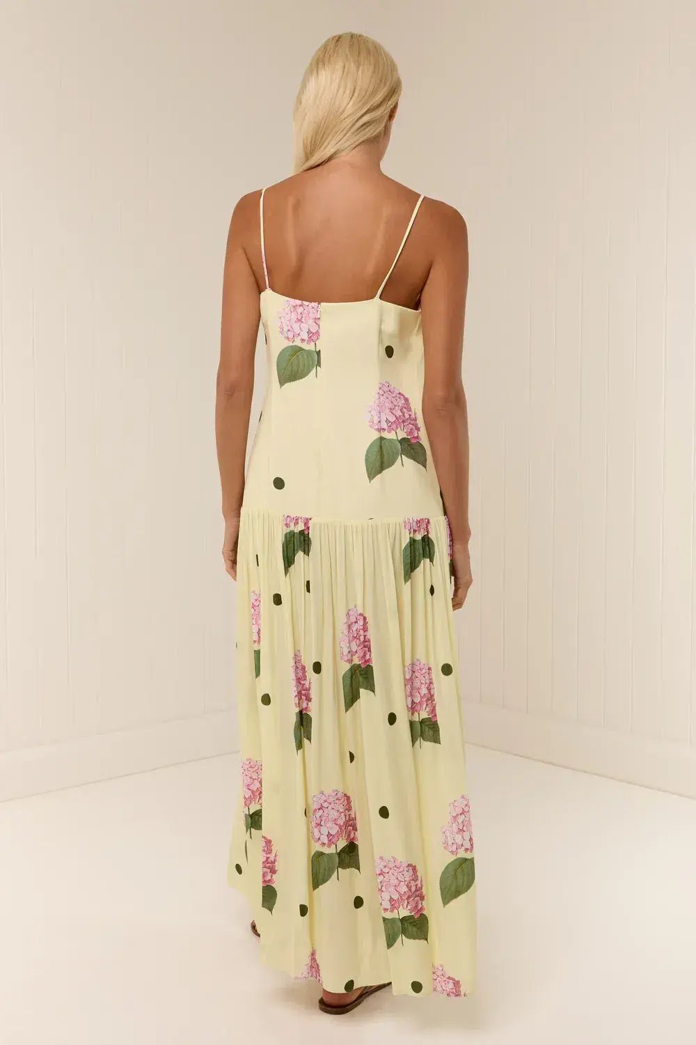 Palm Noosa Dropped Waist Bianca Dress Floral Size 8 photo 3