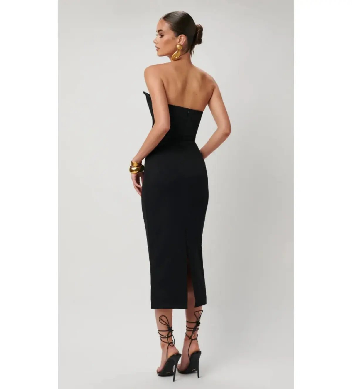 Effie Kats Danna Dress Black Size AU 10 photo 4