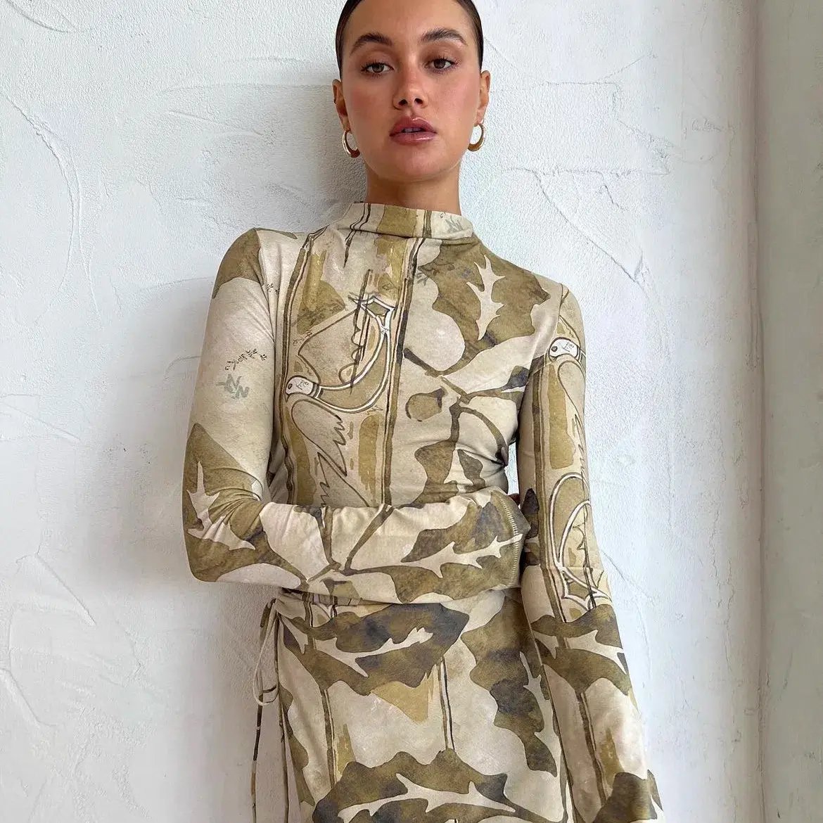 Camilla and Marc Kyha Midi Dress Print Size 6 photo 2