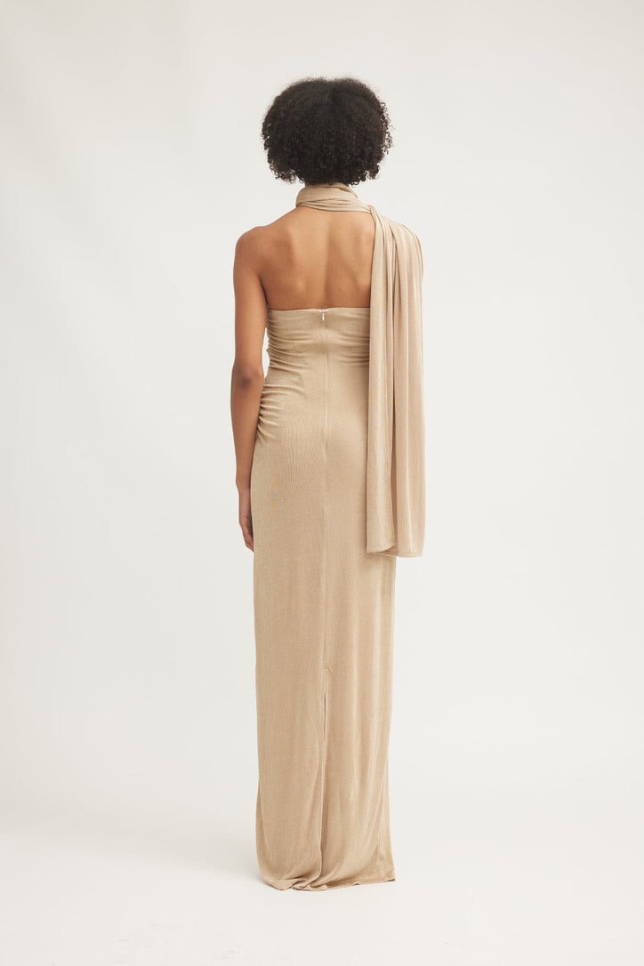 TOJHÀ IESHA DRESS - CHAMPAGNE BEIGE photo 6