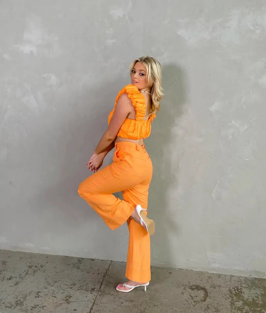 Aje Medina Crop & Catina Pants Set Size 12 photo 3