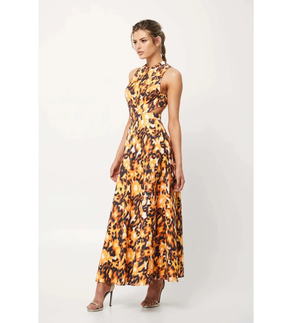 Mossman Inner Guidance Maxi Dress Print Size 16 photo 2