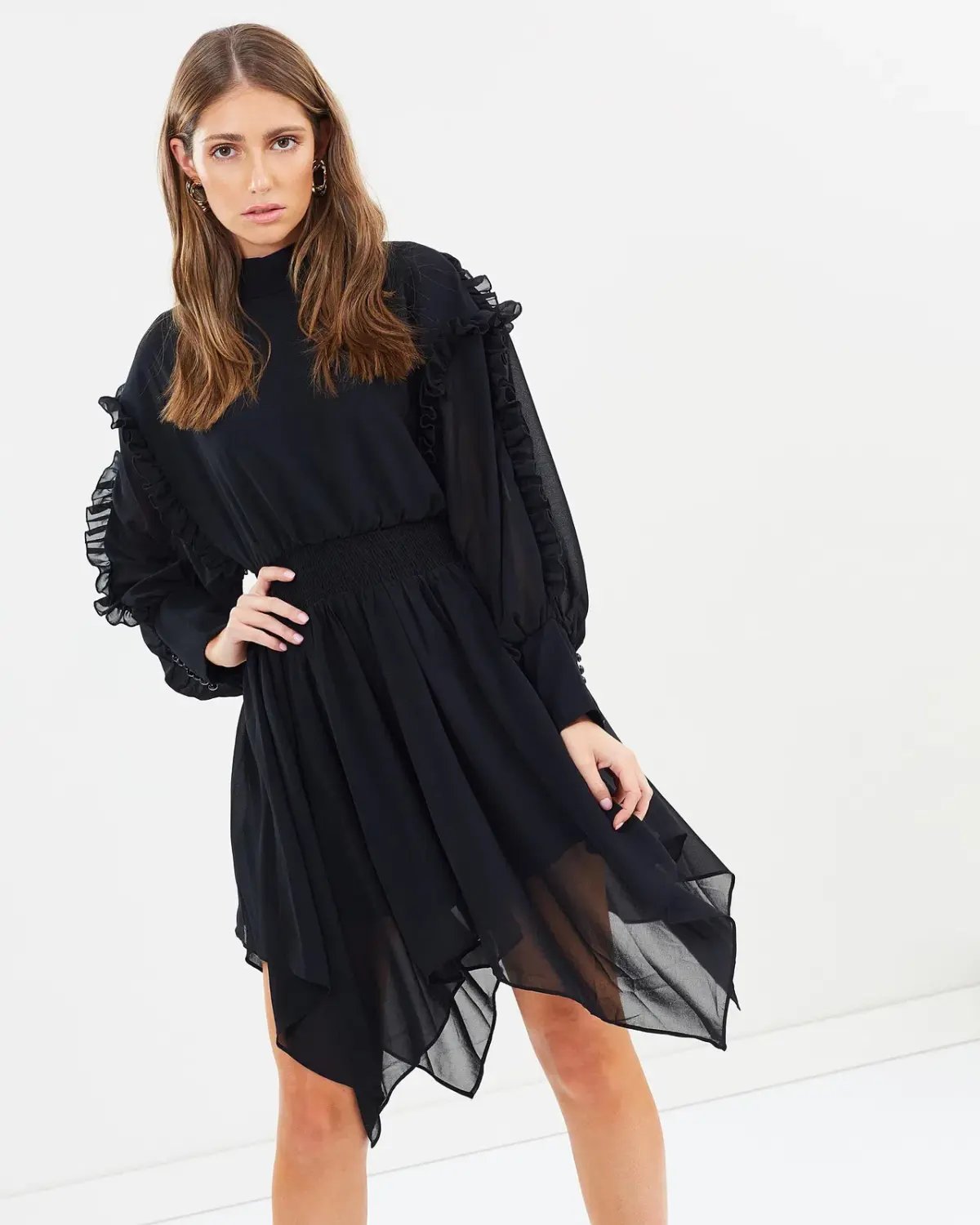 Mossman Nothing Ever Seen Before Dress Black Size AU 10 photo 6