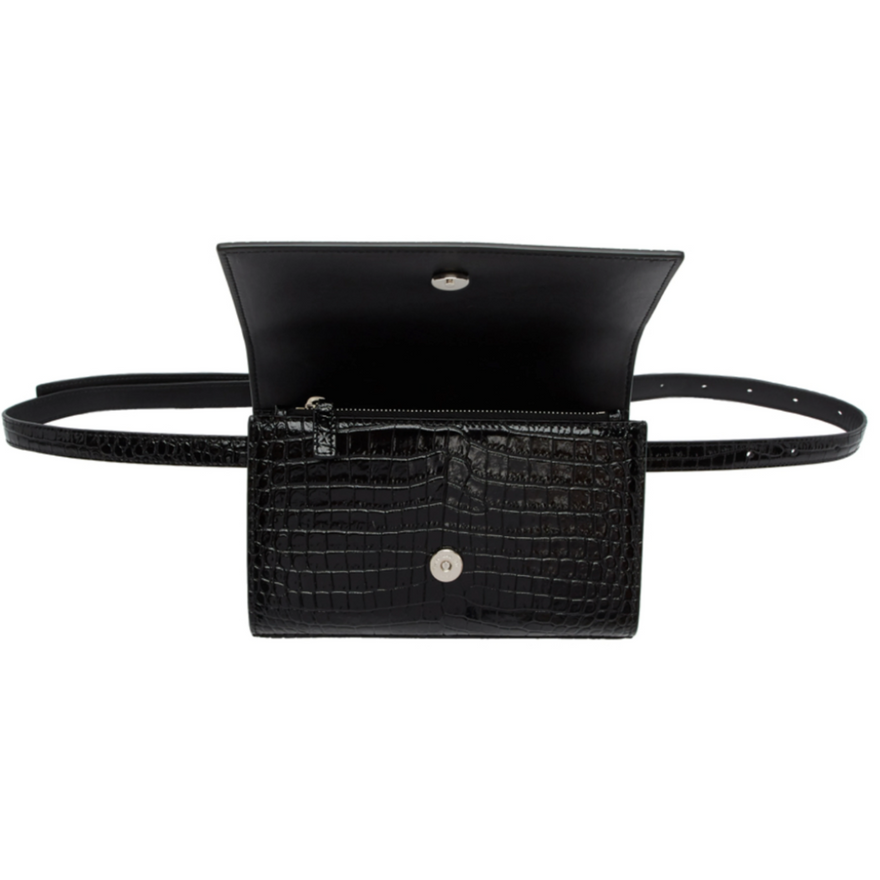 Saint Laurent Kate Crocodile Belt Bag photo 2