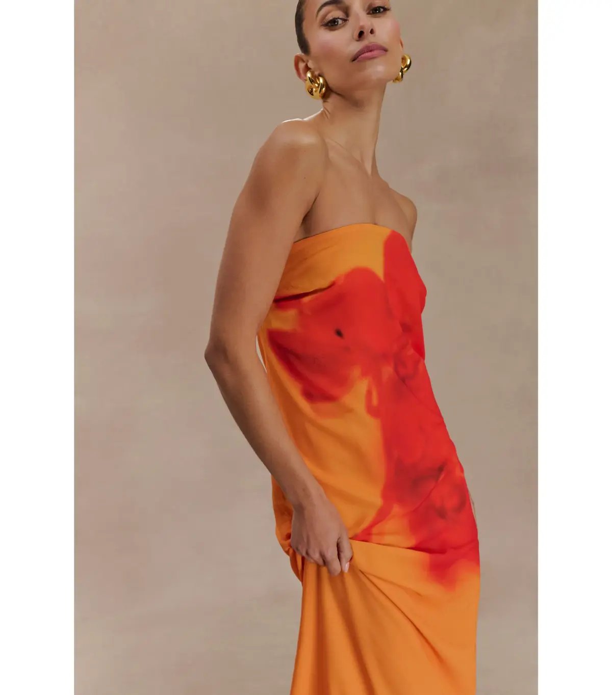 Meshki Amaya Maxi Dress in Koi Orchard Print Size AU 16 photo 3
