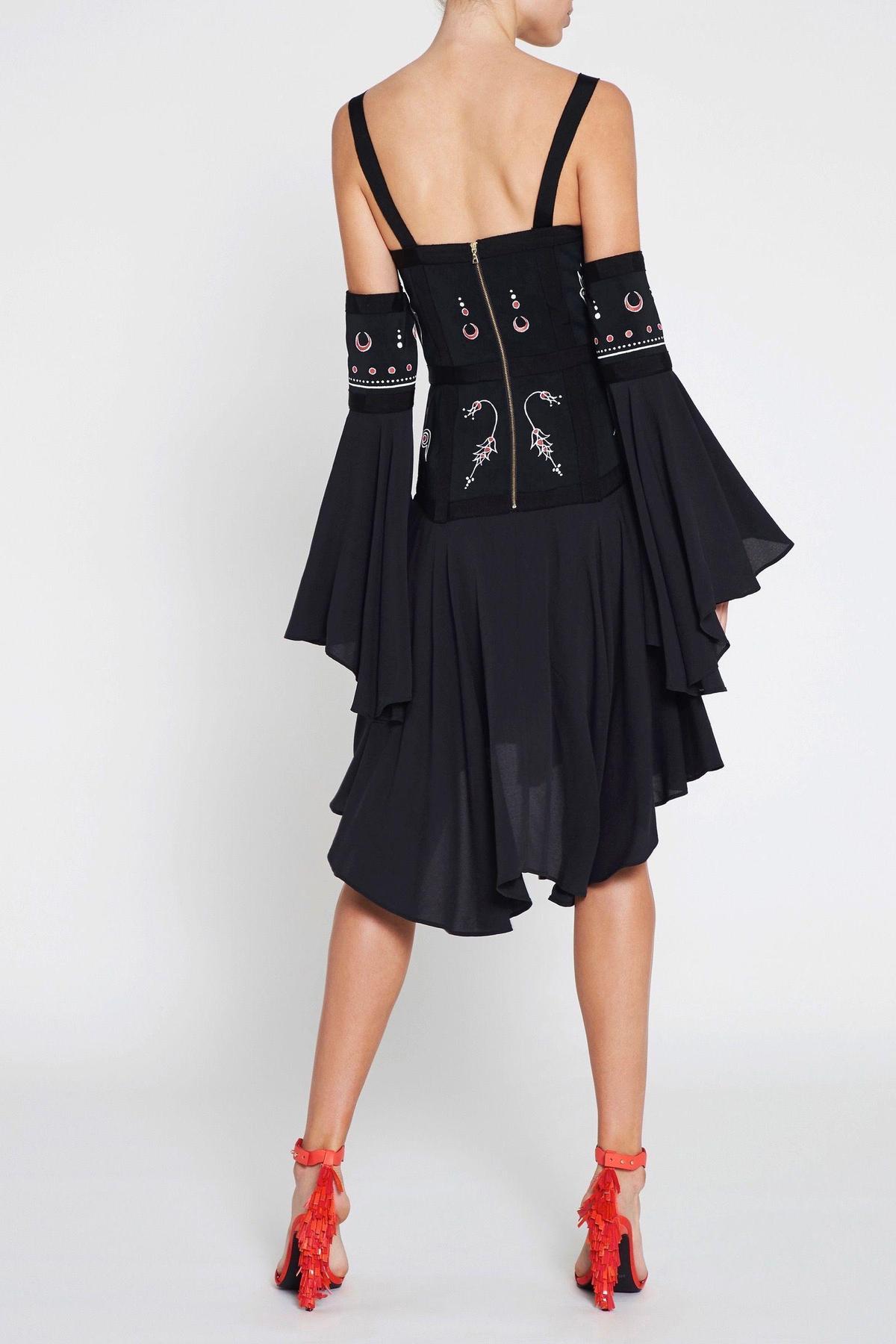 Sass & Bide Phoenix Flight Dress Black Size 8 photo 3