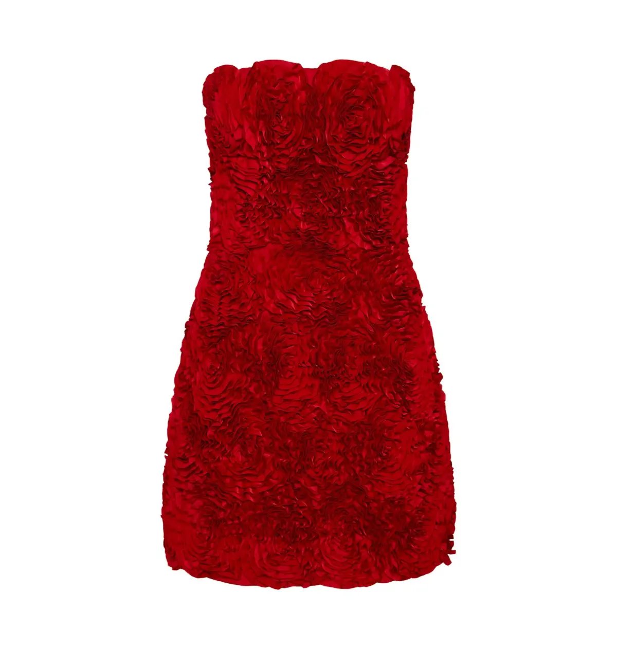 Aje Gazer Rosette Mini Dress Scarlet Red Size AU 4 photo 5