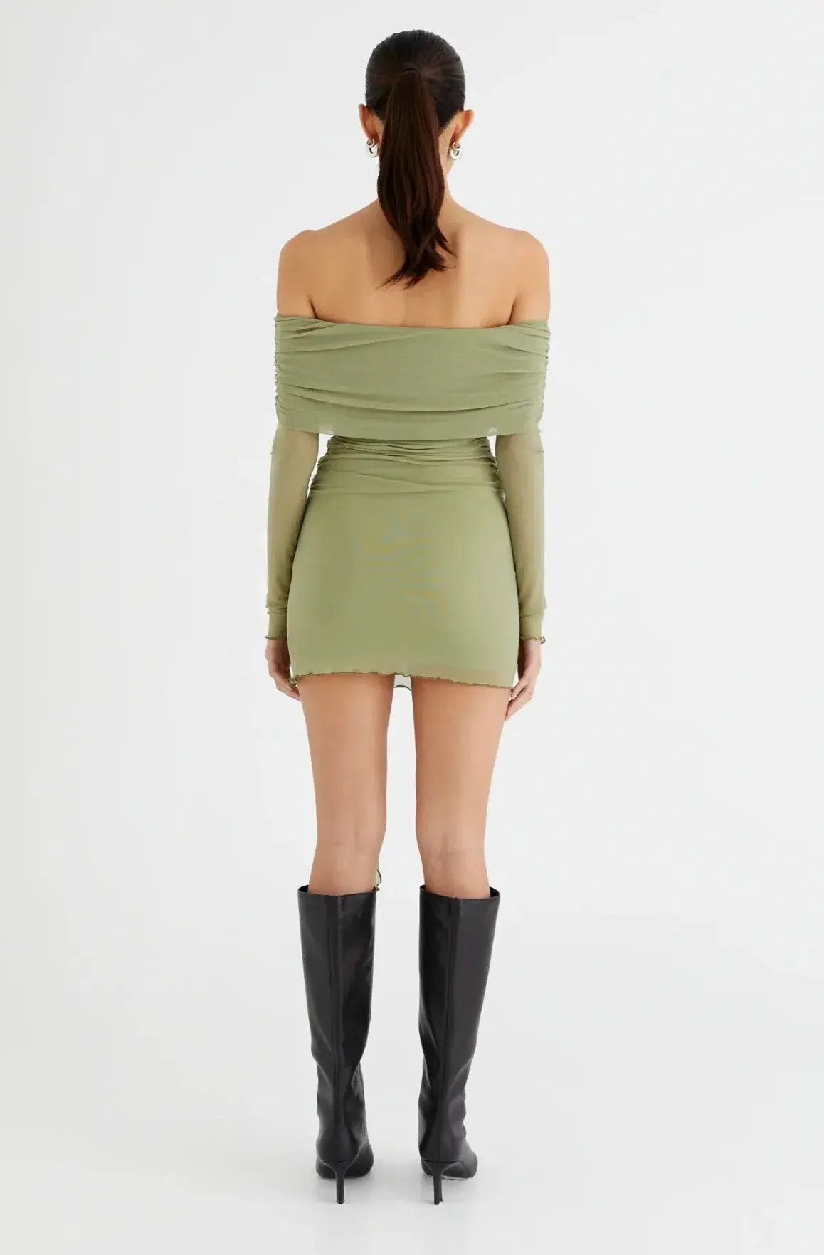 BENNI - Yasmin Mini Dress Pistachio Size 12 photo 3