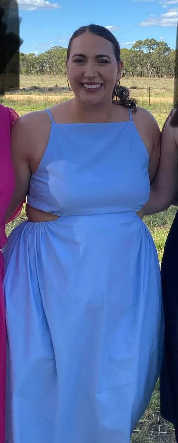 Camilla and Marc Kiri Dress in Powder Blue Size 14 photo 2