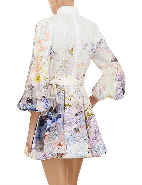 ZIMMERMANN RHYTHMIC BUTTONED MINI DRESS photo 2