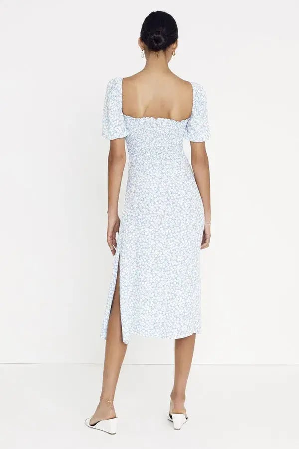 Faithfull Majorelle Midi Dress Bella Floral Size 8 photo 4