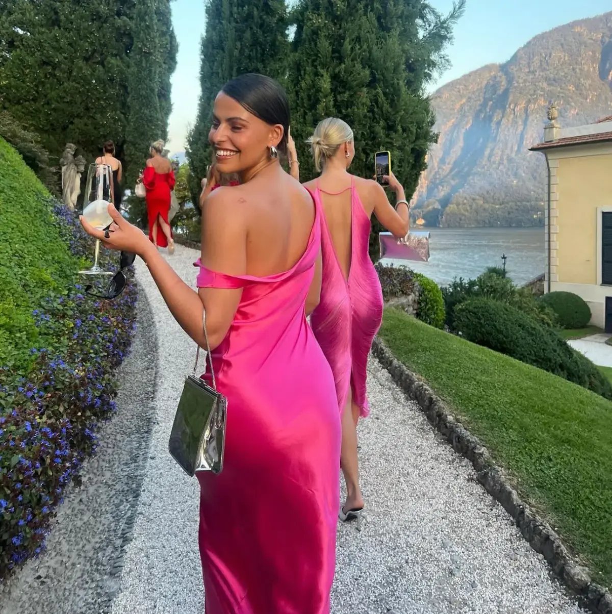 Natalie Rolt Monika Gown Neon Pink Size 1 / AU 8 photo 7